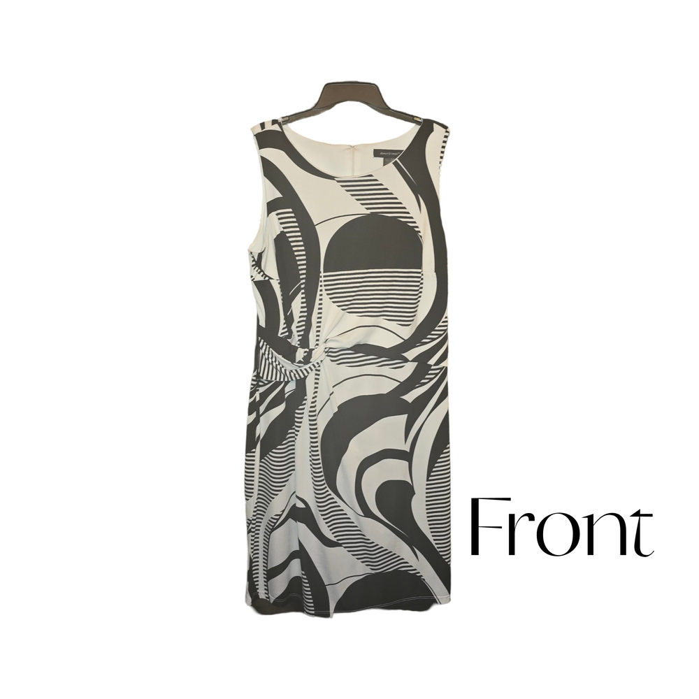 Chico's Black and White Abstract Dress